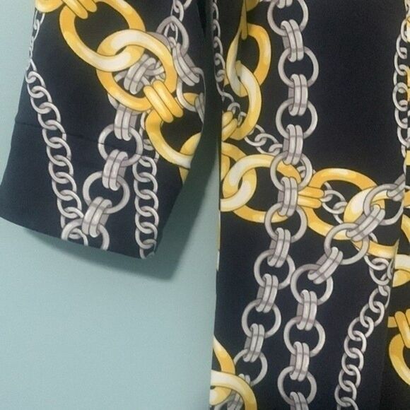 J McLaughlin chain pattern dress - Picture 3 of 6